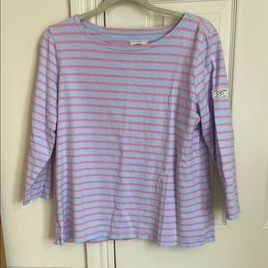 Striped Shirt - Pink and Blue